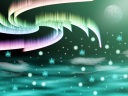 TMoon and Aurora are lighting the sea of star which will make future...