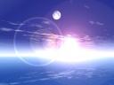 The place where a dazzling light is produced