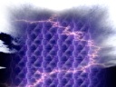 A flash like the waterfall which pours from the sky.
