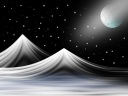 Night, white, darkness, and light.