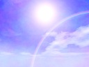 The sky drawn by the pastel color.
