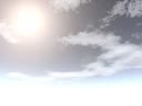 真っ白な雪の中空を見上げました。